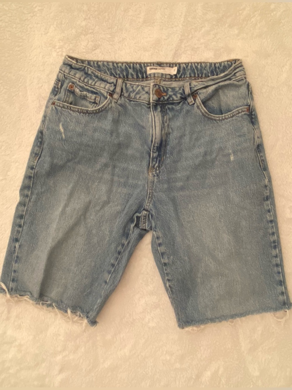 Garage Light Blue Denim Shorts